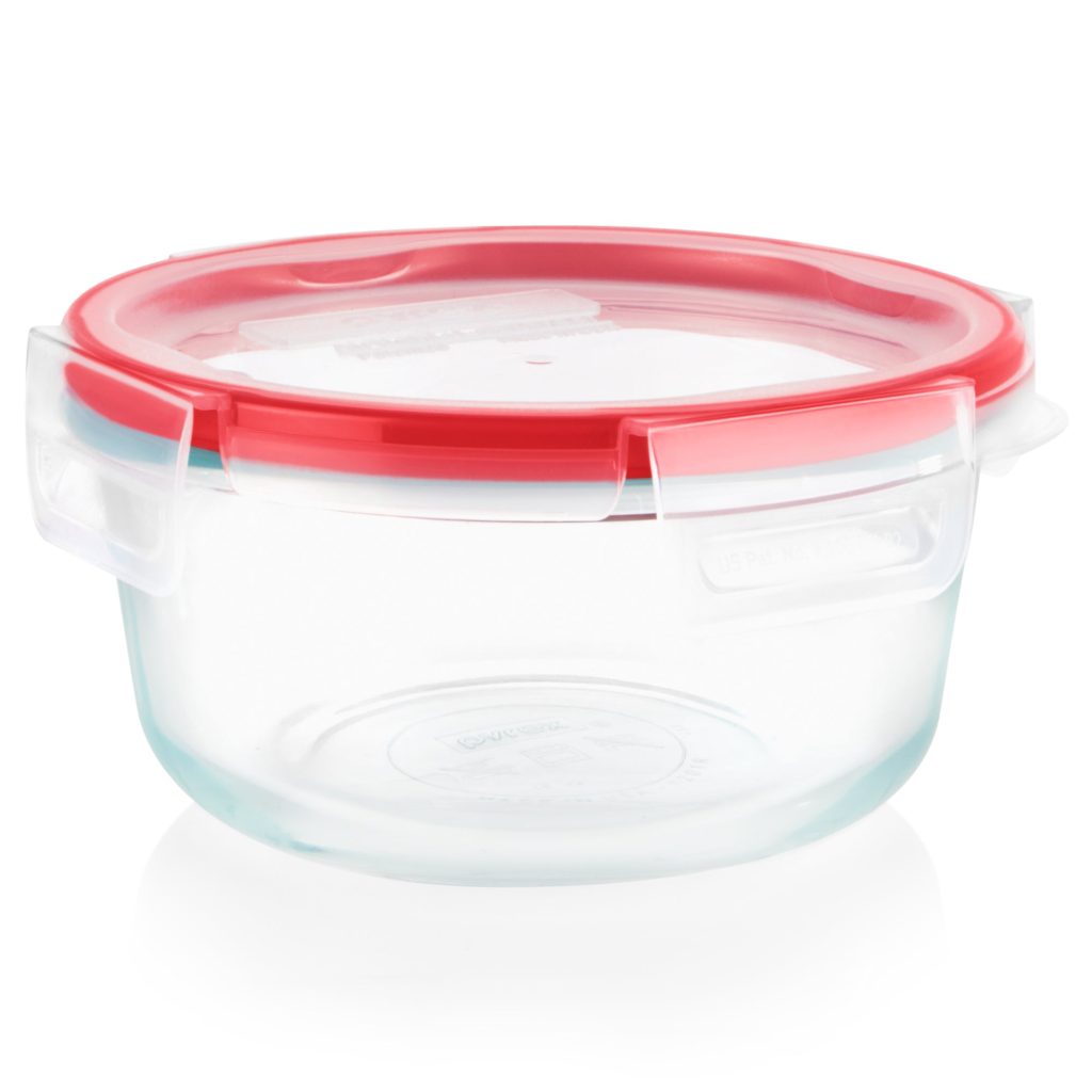 Pyrex? Freshlock? 4-cup Round Glass Storage