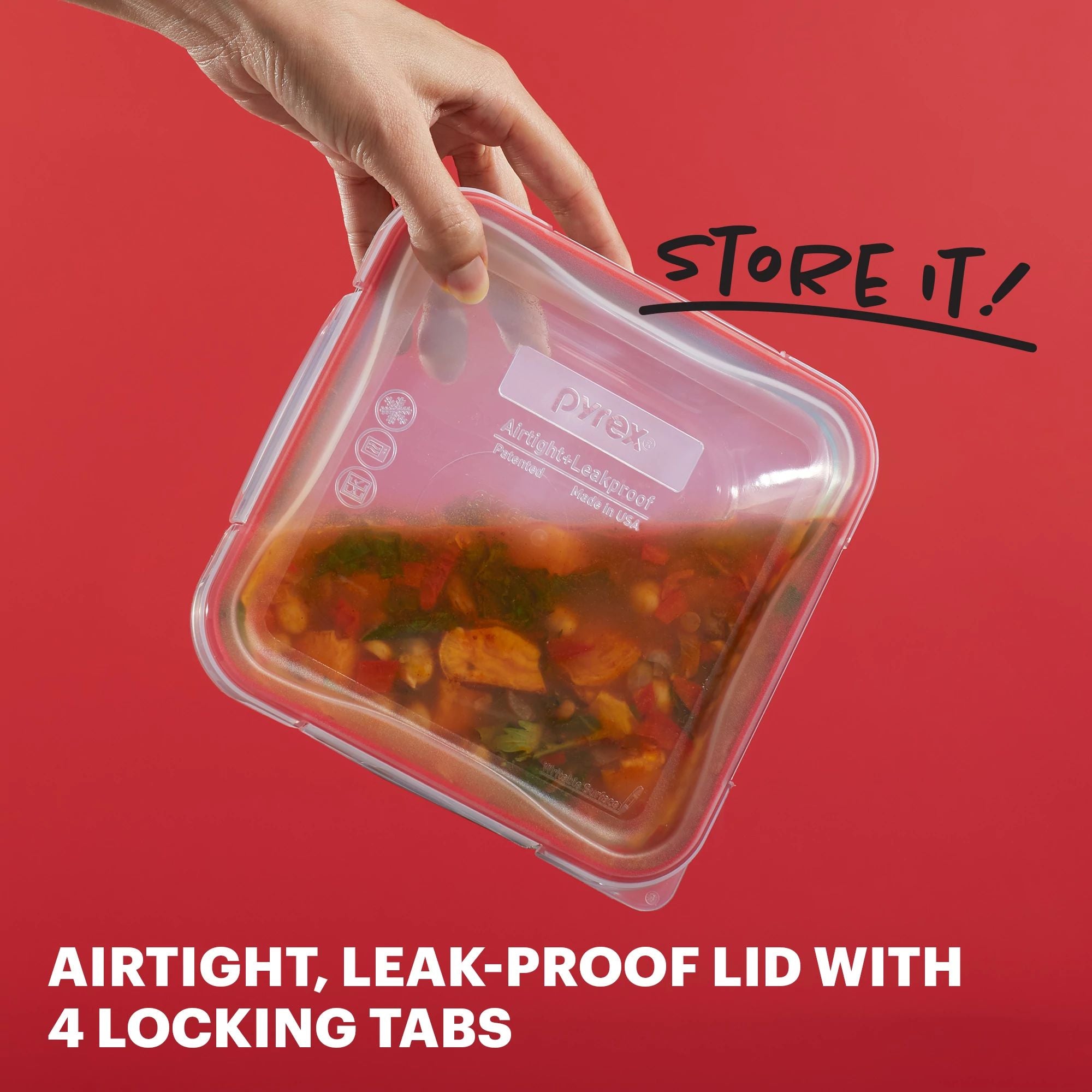 Pyrex? Freshlock? 10-piece Meal Prep Glass Storage Set - Image 4