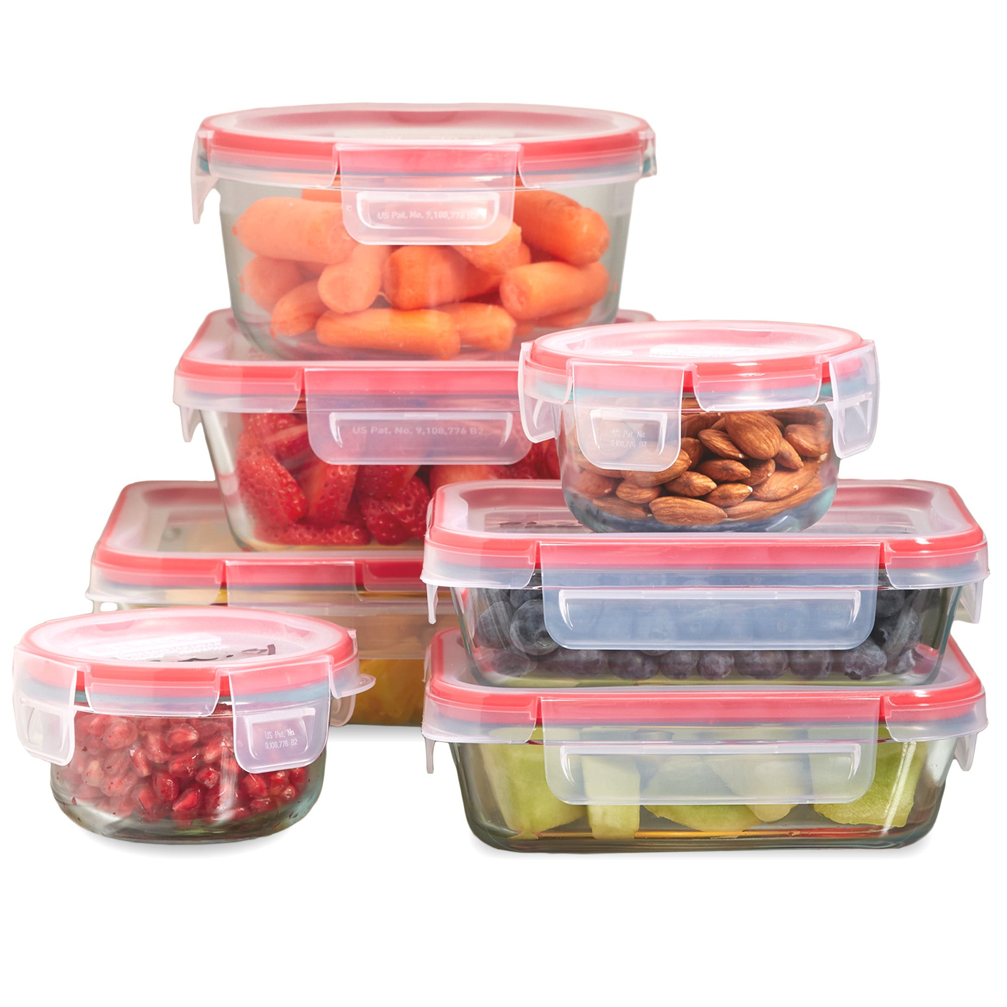 Pyrex? FreshLock? 14-piece Mixed-Size Glass Storage Set - Image 2