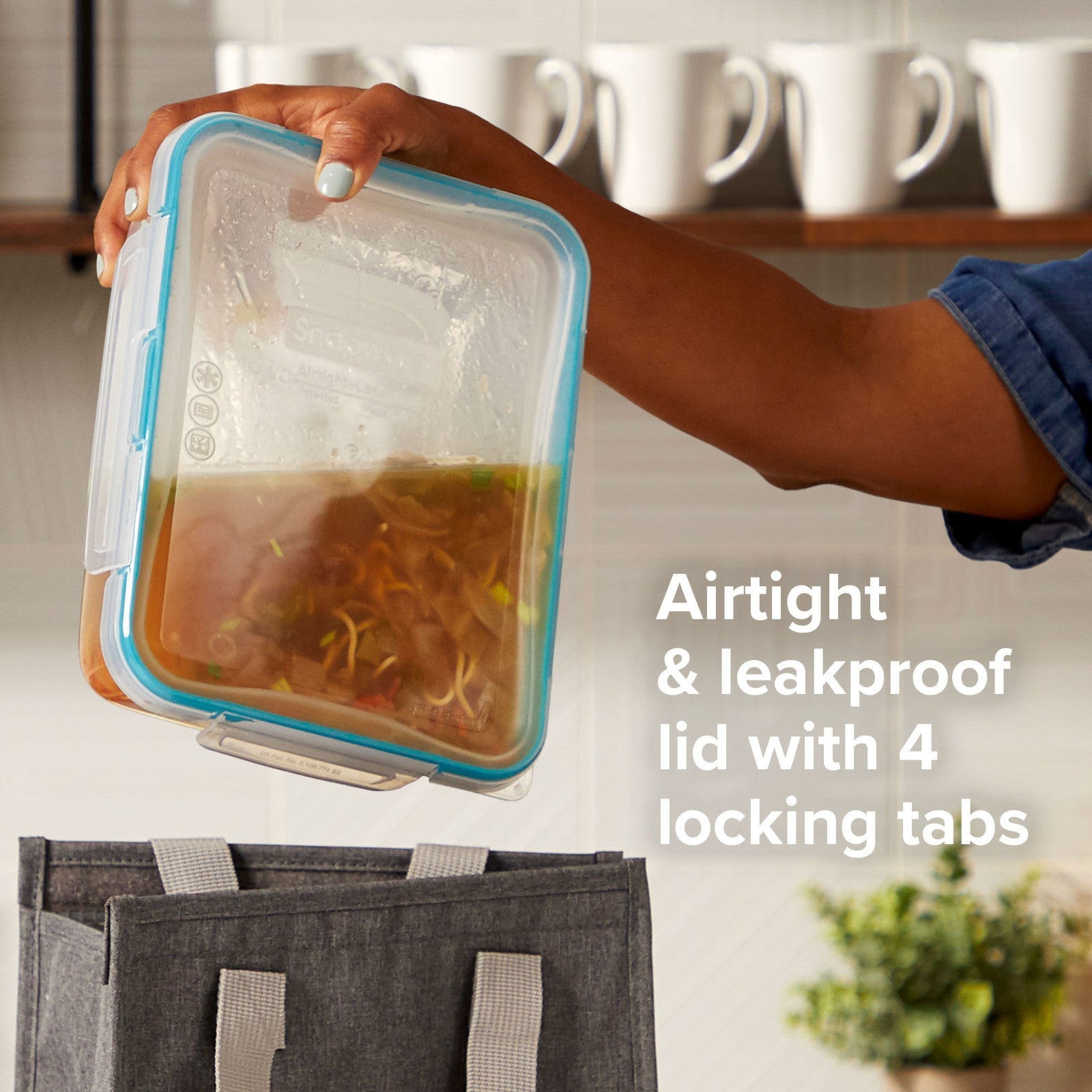 Snapware? Total Solution? Pyrex? Glass 8-cup Rectangle Food Storage with Plastic Lid - Image 3