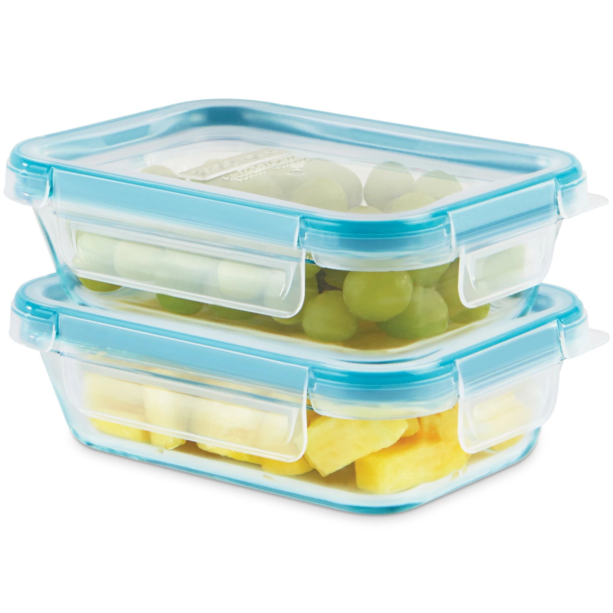 Snapware? Total Solution? Pyrex? 4-piece Glass Storage Set with Plastic Lids - Image 2