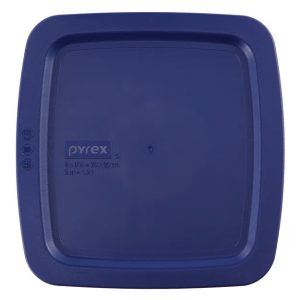 Pyrex? Blue Lid for Easy Grab? 8 Square Baking Dish