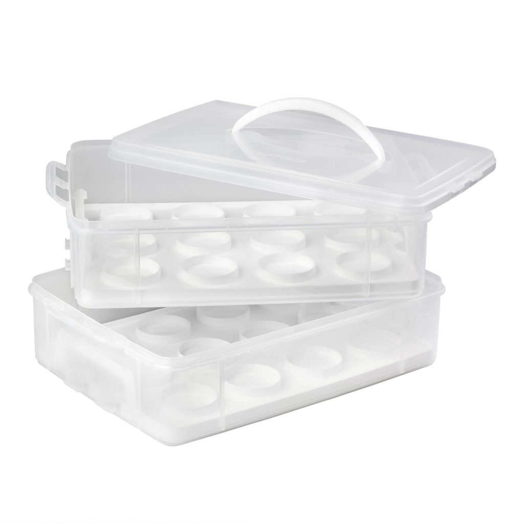 Snapware® Snap ‘N Stack Enter-Tainers 2-Layer Cookie. Cake & Brownie Carrier